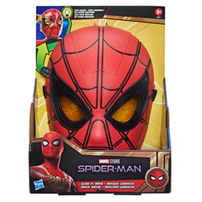 Maschera Di Spider-Man Hasbro Con Luci - Giocattolo Luminoso Per Bambini Dai 5 Anni, Costume Role Play - Foto 6