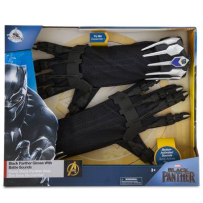 Black Panther - Handschuhe mit Kampfger&auml;uschen