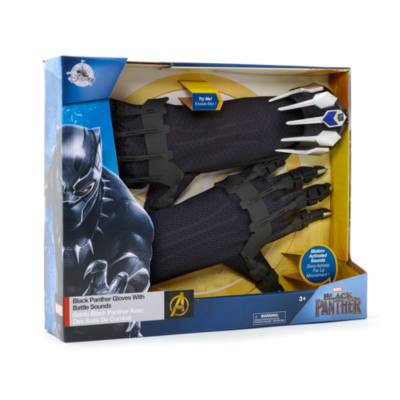 Black Panther - Handschuhe mit Kampfger&auml;uschen