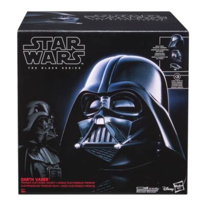 Hasbro casco electr&oacute;nico primera calidad Darth Vader serie Black