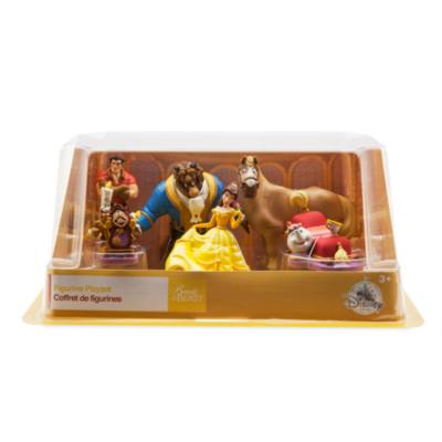 Set juego figuritas La Bella y la Bestia, Disney Store
