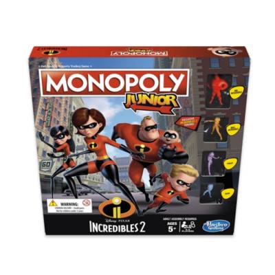 Hasbro Incredibles 2 Monopoly Junior