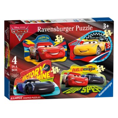 Ravensburger Disney Pixar Cars Large Shaped Puzzles, Set of 4
