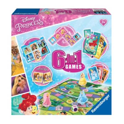 Ravensburger - Disney Prinzessin - 6-in-1-Spieleset