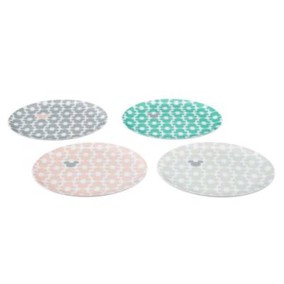 Funko Mickey Mouse Pastel Plates, Set of 4