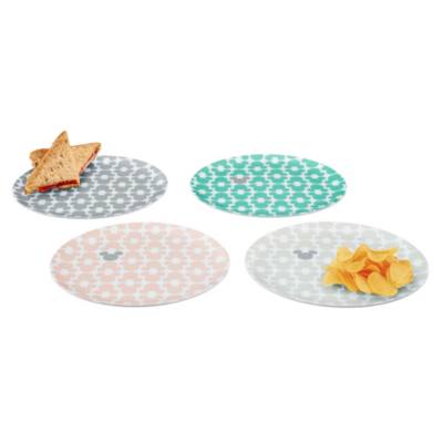 Funko Mickey Mouse Pastel Plates, Set of 4