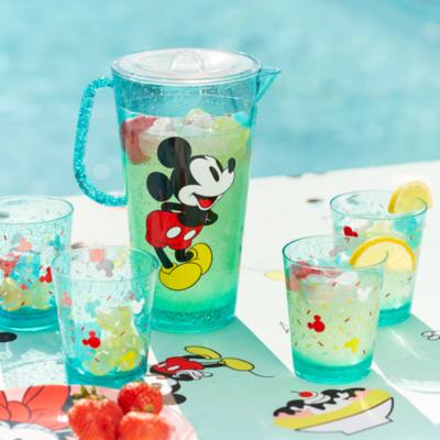 Mickey and Minnie Disney Eats Pitcher and Cups Set