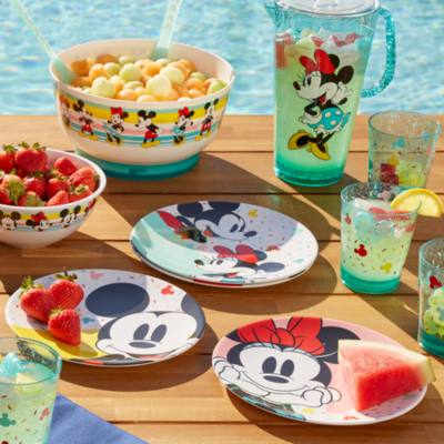 Mickey and Minnie Disney Eats Plates, Set of 4