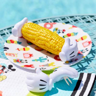 Mickey Mouse Disney Eats Corn Holders, Set of 8