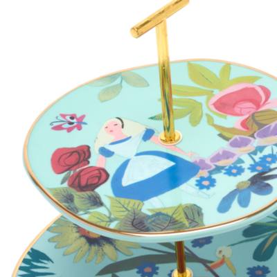 Disney Store Alice in Wonderland Mary Blair Cake Stand