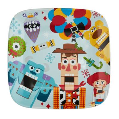 Disney Store Pixar Holiday Mug and Plate Set