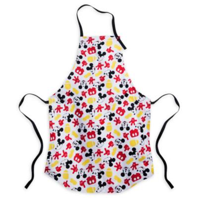 Disney Store Mickey Mouse Apron and Oven Mitts Set For Adults