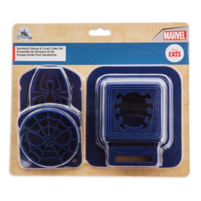Disney Store Spider-Man Sandwich Stamp and Crust Cutter Set