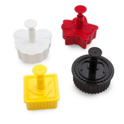 Disney Store Mickey Mouse Disney Eats Cookie Cutter Stamp Set