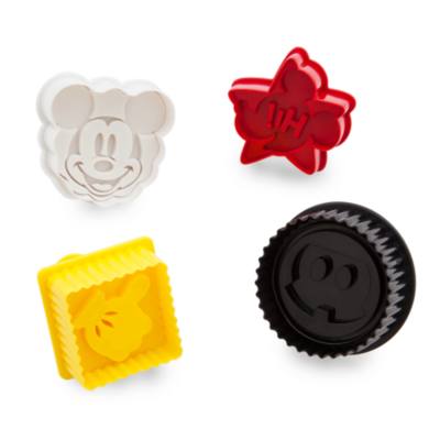 Disney Store Mickey Mouse Disney Eats Cookie Cutter Stamp Set