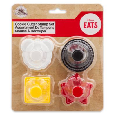Disney Store Mickey Mouse Disney Eats Cookie Cutter Stamp Set