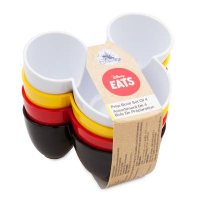 Disney Store Mickey Mouse Disney Eats Prep Bowls, Set of 4
