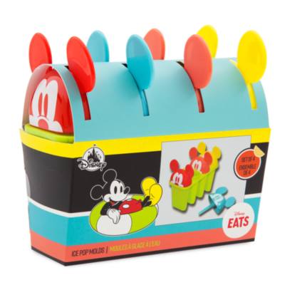 Disney Store Mickey Mouse Disney Eats Ice Lolly Moulds, Set of 4
