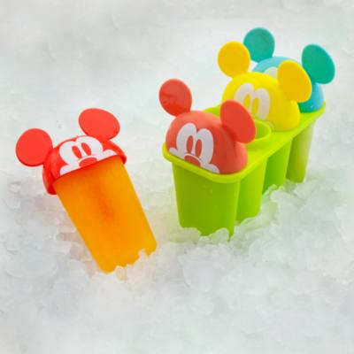 Disney Store Mickey Mouse Disney Eats Ice Lolly Moulds, Set of 4