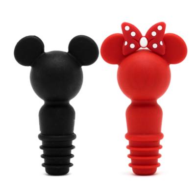 Disney Store Mickey and Minnie Disney Eats Bottle Stoppers, Set of 2