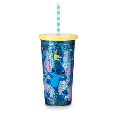 Vaso con pajita Stitch,