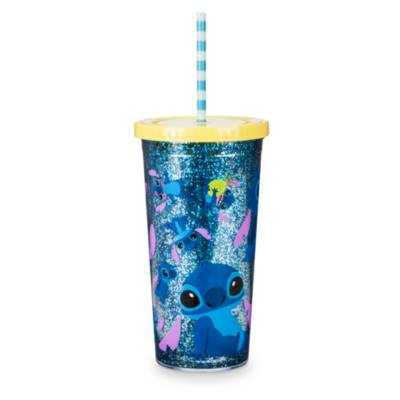 Vaso con pajita Stitch,