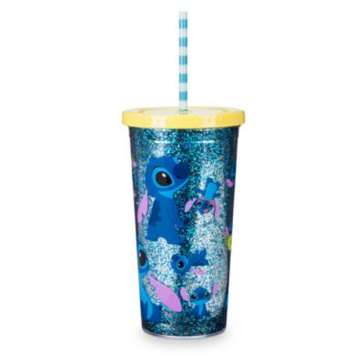 Vaso con pajita Stitch,