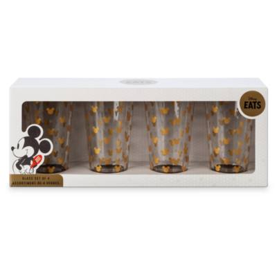 Mickey Mouse Disney Eats Glasses, Set of 4
