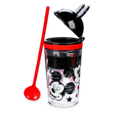 Mickey Mouse Straw Tumbler and Snack Pot