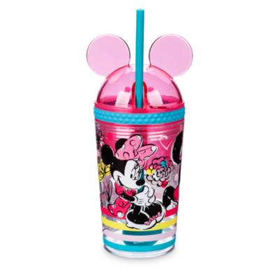 Fiambrera y vaso con pajita Minnie Mouse,