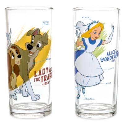 Bicchieri Ink & Paint Disney Parks, set 1 di 2