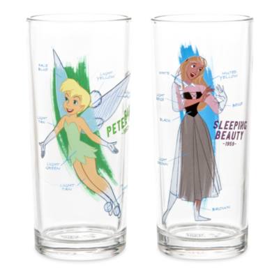 Disney Parks Ink & Paint Glasses, Set 2 of 2