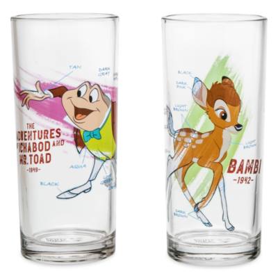 Disney Parks Ink & Paint Glasses, Set 2 of 2