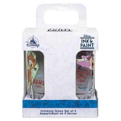 Disney Parks Ink & Paint Glasses, Set 2 of 2