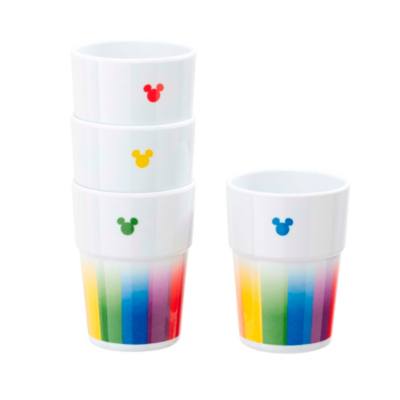 Funko Mickey Mouse Rainbow Tumblers, Set of 4