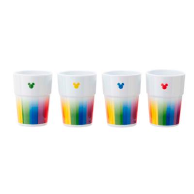 Funko Mickey Mouse Rainbow Tumblers, Set of 4