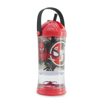 Disney Store Spider-Man Snow Globe Straw Tumbler