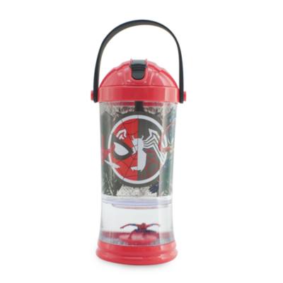 Disney Store Spider-Man Snow Globe Straw Tumbler