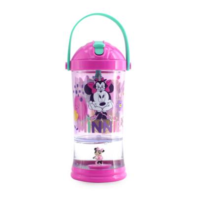 Disney Store Minnie Mouse Snow Globe Straw Tumbler