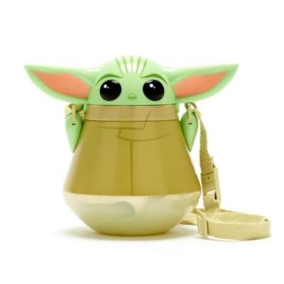 Disney Store Grogu Flip Top Water Bottle, Star Wars