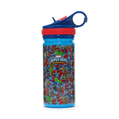 Disney Store Marvel Super Hero Adventures Stainless Steel Water Bottle