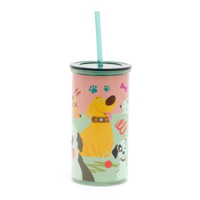 Disney Store Gobelet avec paille Chiens Disney