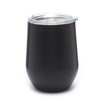 Disney Store Mickey Icon Black Stainless Steel Stemless Cup