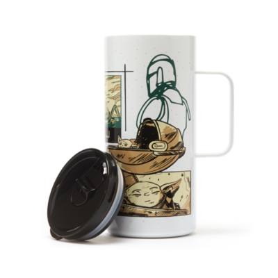 Disney Store Grogu and The Mandolrian Tumbler, Star Wars: The Mandalorian