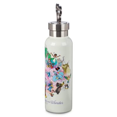 Mickey Mouse and Friends Disney100 Special Moments Cast Member Stainless Steel Water Bottle with Clip