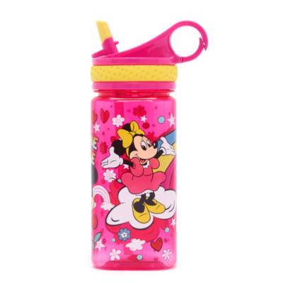 Minnie Mouse Water Bottle with Built-In Straw