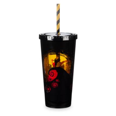 Disney Store The Nightmare Before Christmas Light-Up Tumbler with Straw