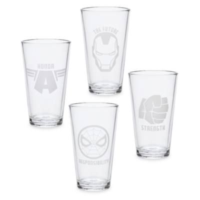 The Avengers - Gl&auml;ser - 4-teiliges Set
