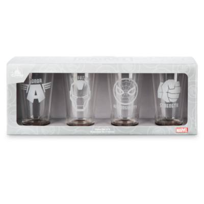 The Avengers - Gl&auml;ser - 4-teiliges Set