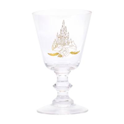 Beauty and the Beast Glass Goblet